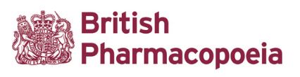 British Pharmacoepia Reference Standards
